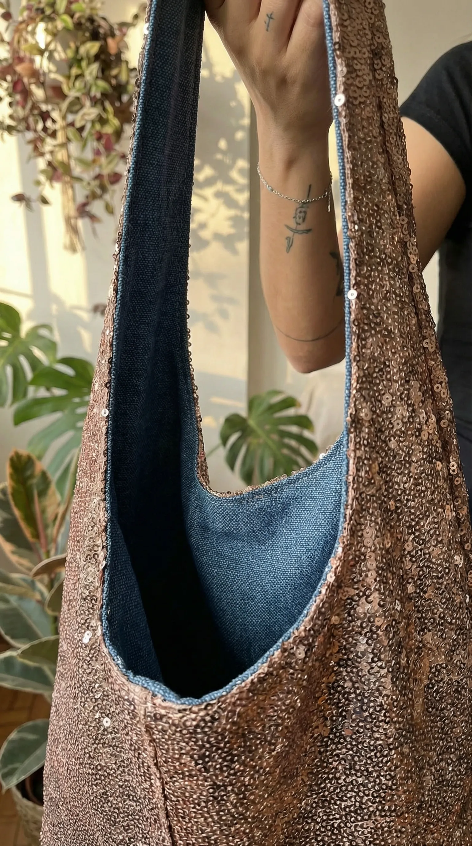 Bag Lentejuelas Rosa Palo - Imagen campaña 2